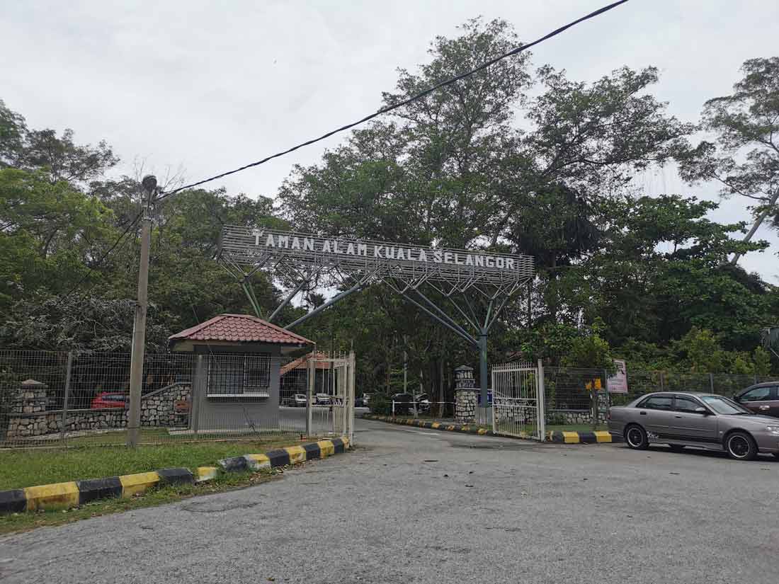 Main Entarance Of Kuala Selangor Nature Park (Taman Alam Kuala Selangor)