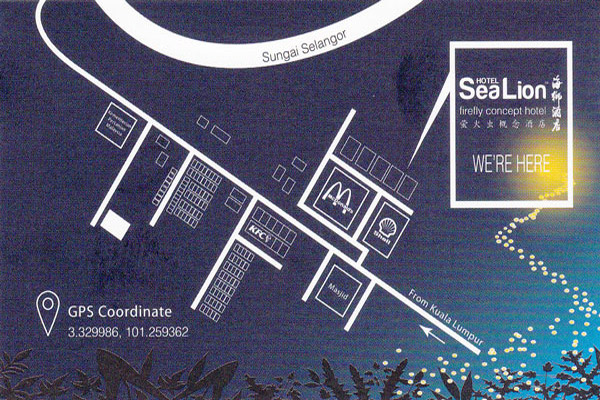 Sea Lion Hotel, Firefly Concept Hotel - Map