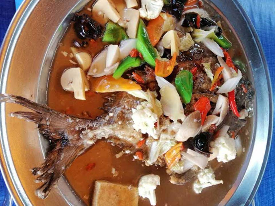 Seafood Restaurant - Restoran Seong Yes - Steam Fish