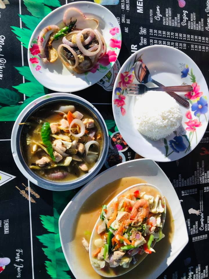 Foods in Satay Hut Tanjong Karang 