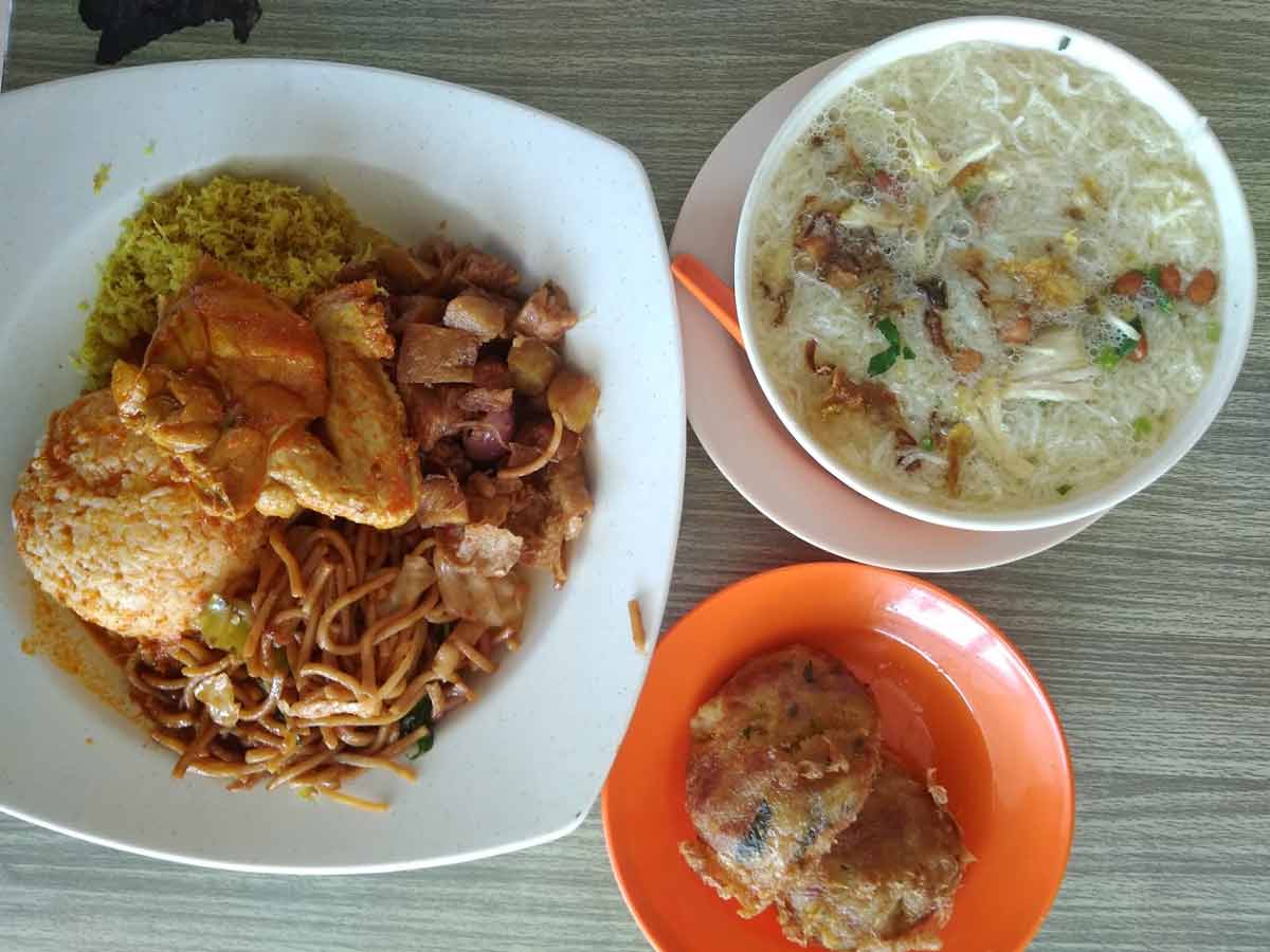 Nasi Ambeng from Warung Ibu Kuala Selangor - Nasi Ambeng & Mee Soup